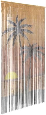 Stylish Door Curtain with Tree Print and 394 x 866 Inches