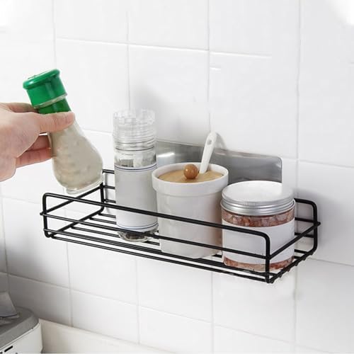 Iron Bathroom Shelf Wall Mounted Shower Caddy Organizer