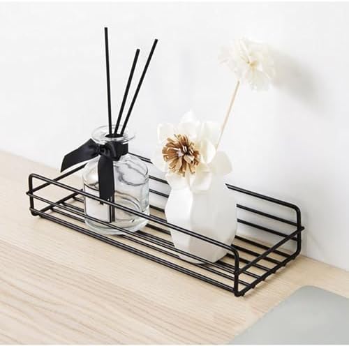 Iron Bathroom Shelf Wall Mounted Shower Caddy Organizer