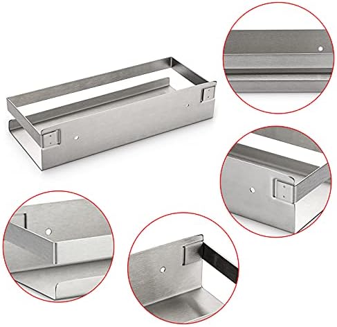 OwnMy 10 Inch Stainless Steel Shower Shelf Silver