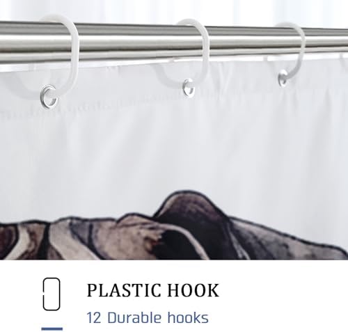 DESIHOM Fall Great Dane Shower Curtain Set