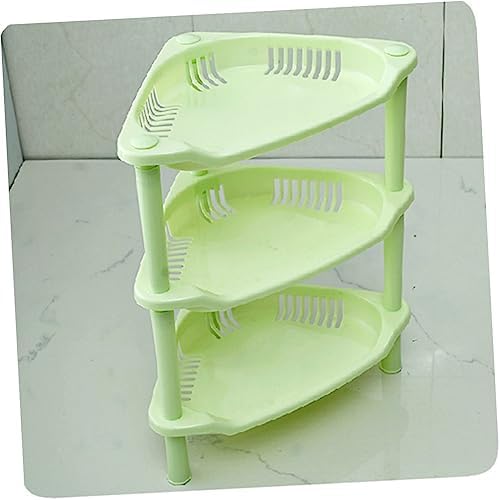 Garneck 3-Layer Triangle Storage Shelf for Kitchen and Bathroom