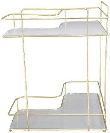 Corner Bathroom Organizer Double Layer Shelf