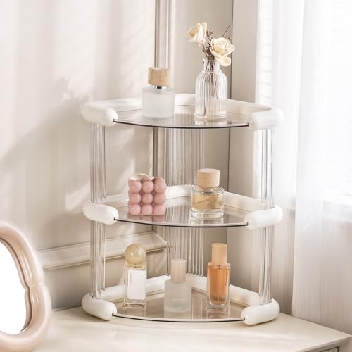 3 Tier Bathroom Countertop Organizer for Skincare and Makeup Storage