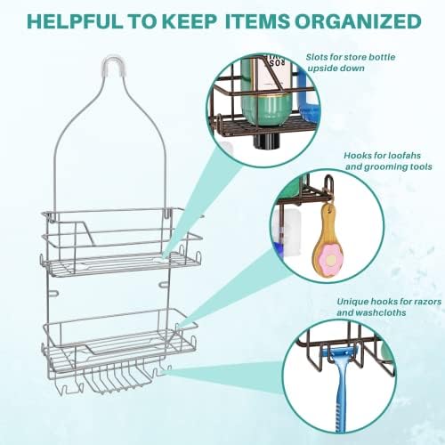 KeFanta Shower Caddy Over Head Storage Organizer