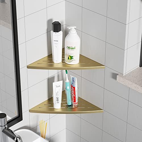 Qeke Corner Shower Shelf 2 Pack 115 Stainless Steel
