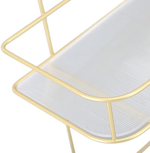 Corner Bathroom Organizer Double Layer Shelf