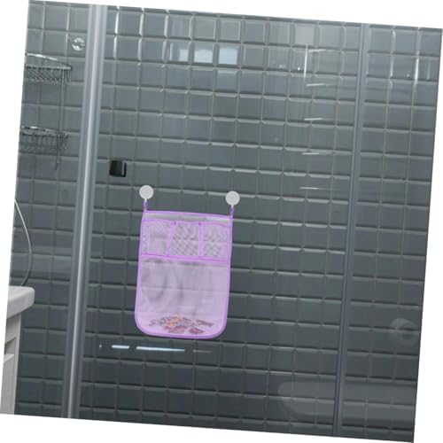 2pcs Bath Toy Mesh Organizer Breathable Hanging Storage for Tub