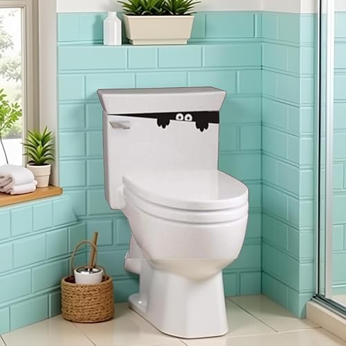 Funny Toilet Lid Decals 3D Monster Design