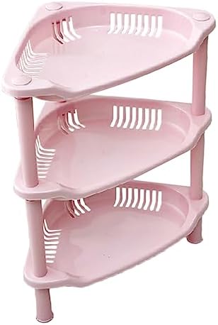 Garneck 3-Layer Triangle Storage Shelf for Kitchen and Bathroom