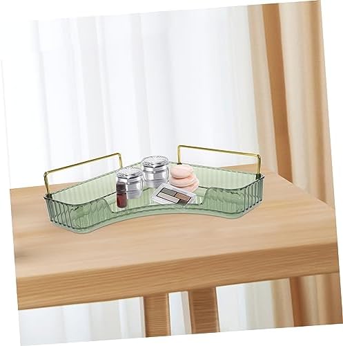 Happyyami Vanity Tray Perfume Makeup Organizer for Bathroom Counter Storage