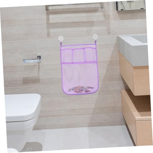 2pcs Bath Toy Mesh Organizer Breathable Hanging Storage for Tub
