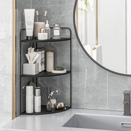 Modern Corner Counter Organizer with Waterproof Shelf