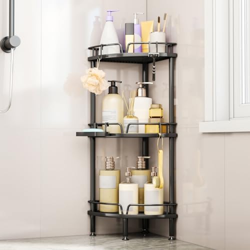 Consumest Corner Shower Caddy Stand 3 Tier