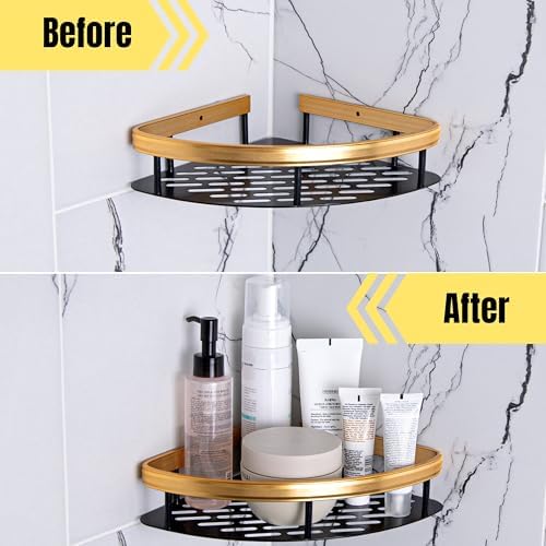 Corner Shower Shelves Two-Pack Modern Design