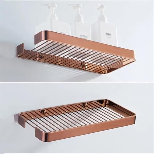 Modern Minimalist Metal Shower Caddy Rack 118 Inch Gold