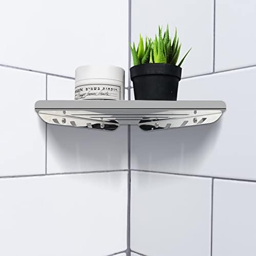 2 Pcs 304 Stainless Steel Corner Shelf with Screws