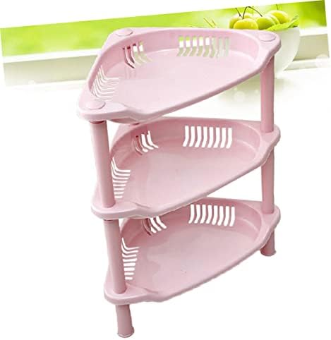 Garneck 3-Layer Triangle Storage Shelf for Kitchen and Bathroom