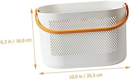 Cabilock Plastic Storage Basket for Kids Orange 150 Capacity