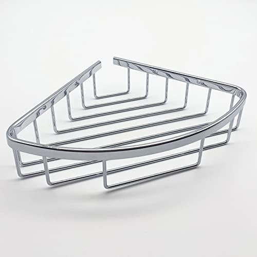 Classic Shower Corner Basket with Brass Polished Chrome