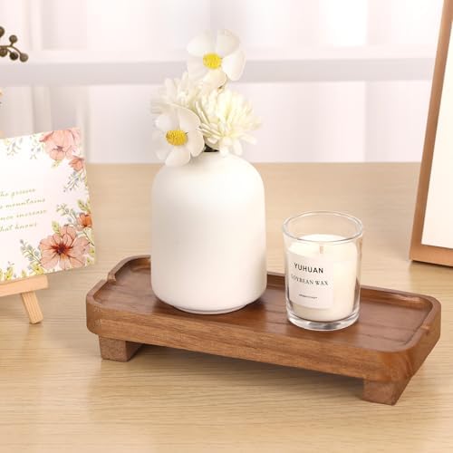 Wooden Soap Dish with Drainage Slots Light Brown 87 x 36 Inches
