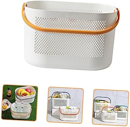 ABOOFAN Plastic Storage Basket for Bathroom and Pantry