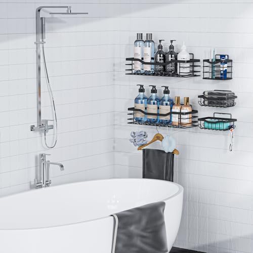 Cozy Tower Shower Caddy 5 Pack Organizer