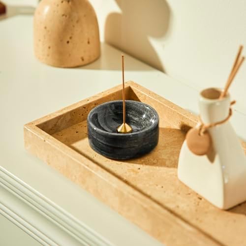 SOLID NATURAL MARBLE VANI TRAY