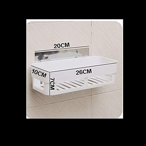 Durable Adhesive Shower Caddy Green - Floating Wall Shelf