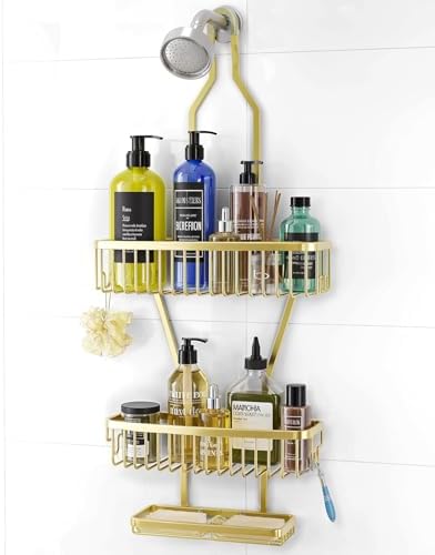 Skyapex Shower Caddy Hanging Organizer for Tall Showerheads