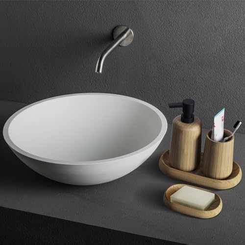 Asashizen Bamboo Bathroom Accessory Set 4PCS