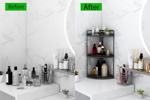 Dorhors 3 Tier Corner Organizer for Bathroom Countertop
