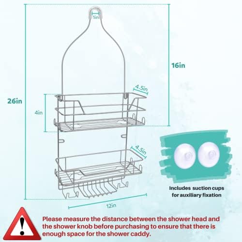 KeFanta Shower Caddy Over Head Storage Organizer