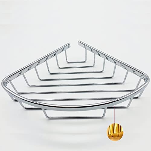 Classic Shower Corner Basket with Brass Polished Chrome