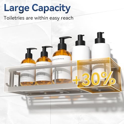 Yasonic Shower Caddy Adhesive 3 Pack Grey