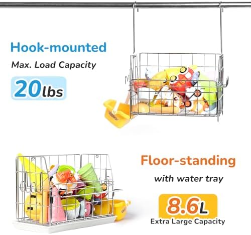 Umimile 304 Stainless Steel Bath Toy Organizer