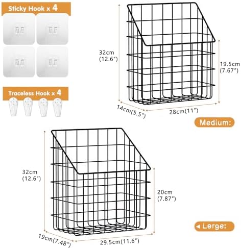 Greentainer 2 Pack Metal Shower Caddy Organizer