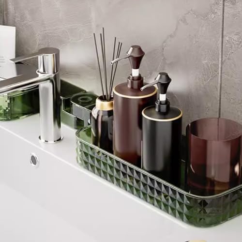 JIXDILO Corner Shelf 2pcs Foldable Green Shower Storage Rack