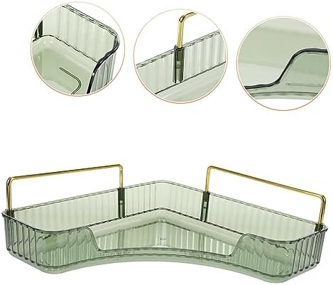 PRETYZOOM Vanity Tray Corner Shelves Bathroom Organizer