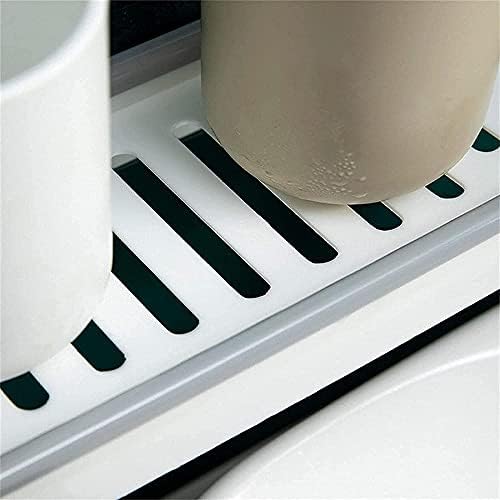 Punchless Corner Shelf 180 Degree Rotation Suction Cup Mount For Bath Kitchen