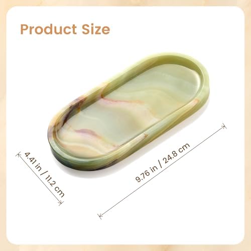 GarnCeilo Decorative Marble Tray Olive Green