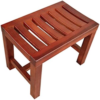 Wooden Spa Bench with Non-Slip Waterproof Design