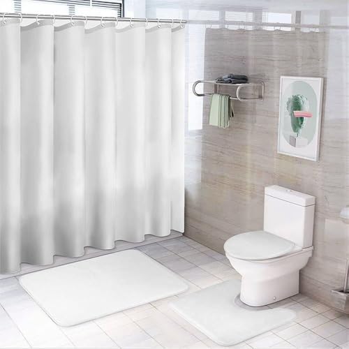 Personalized Custom Bathroom Set with Image and Text Design