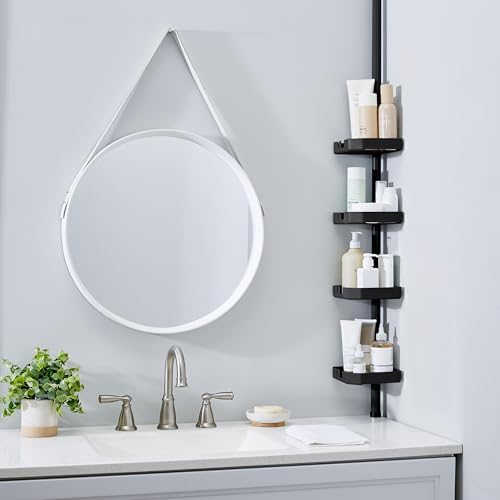 Bath Bliss 4 Tier Adjustable Shower Caddy Shelves