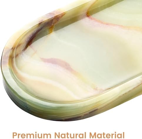 GarnCeilo Decorative Marble Tray Olive Green