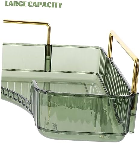 PRETYZOOM Vanity Tray Corner Shelves Bathroom Organizer