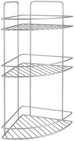 Metaltex Reflex 3-Tier Hanging Shower Caddy in Silver
