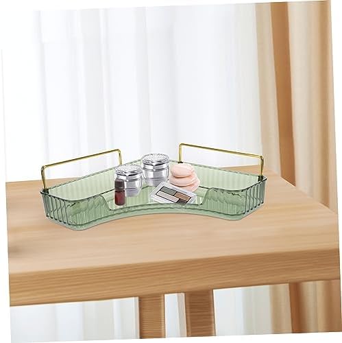 Ciieeo Makeup Storage Organizer Bathroom Vanity Corner Shelf