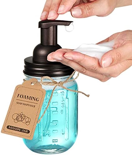 Amolliar Foaming Soap Dispenser Rustic Farmhouse Style