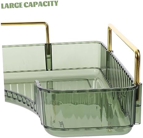 Happyyami Vanity Tray Perfume Makeup Organizer for Bathroom Counter Storage